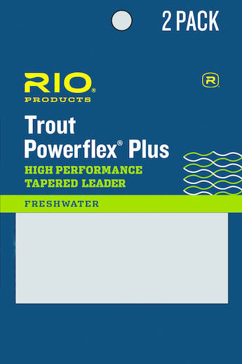 Rio Powerflex Plus 2-Pack 12' - Avsmalnende Nylon-fortommer - 730884544184 - 2