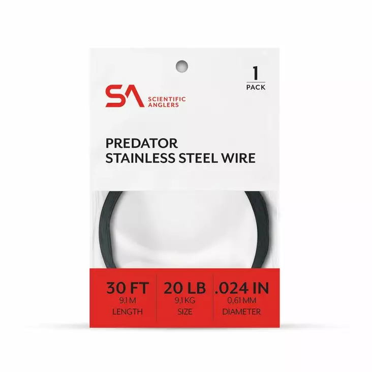 Scientific Anglers Black-Coated Stainless Wire - Berøringsmateriale - 840309127264 - 2
