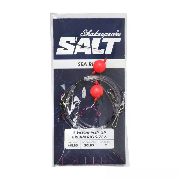 Shakespeare Pop-Up Bream Rig Size 2 - Bunn- & torskerigger - 043388130914 - 1