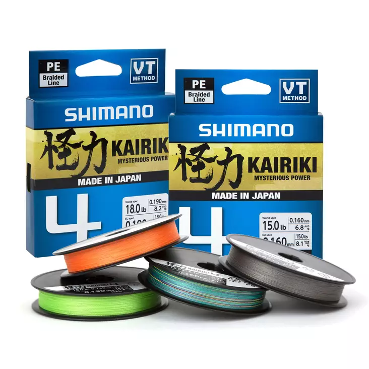 Shimano Kairiki 4 Mantis Green - Flätlinor - 022255250474 - 1