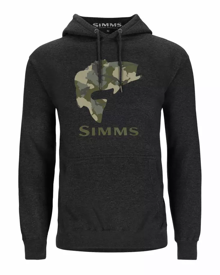 Simms Bass Fill Hoody Charcoal Heather - Hettegensere - 694264600894 - 2