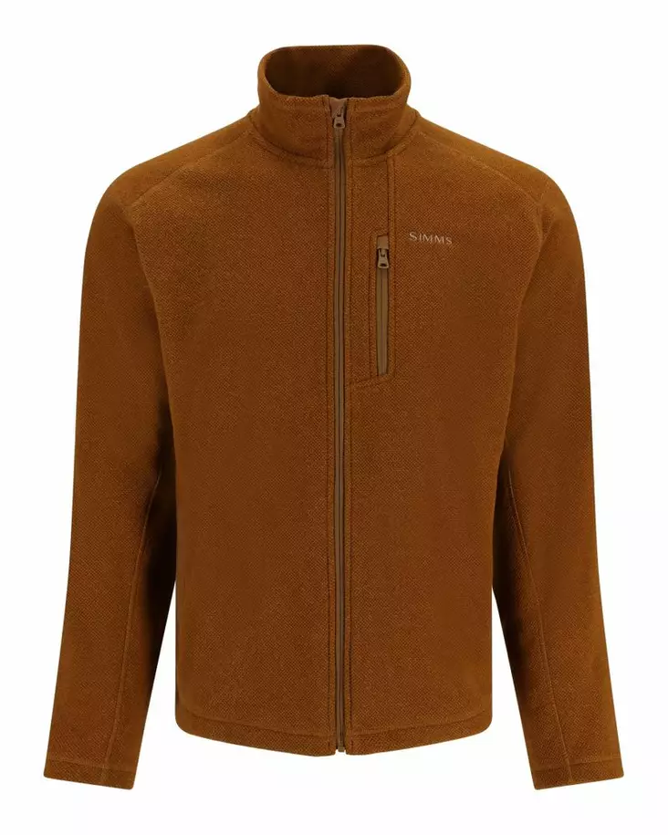 Simms Rivershed Full Zip Cobia Heather - Skjorter - 694264657614 - 2