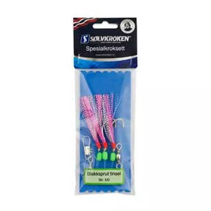 Sølvkroken Blekksprut Tinsel 5/0 - Bunn- & torskerigger - 7056963155434 - 1