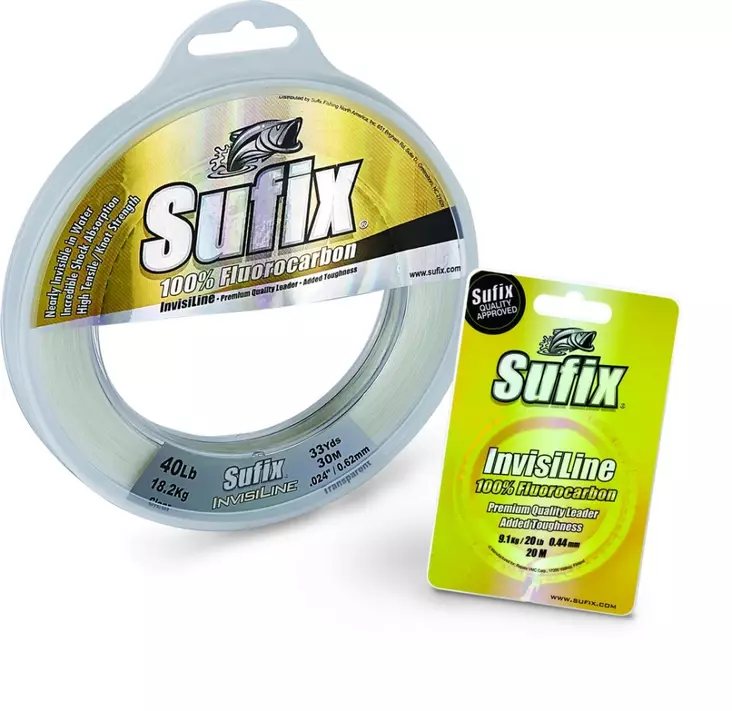 Sufix Invisiline 100% Fluorocarbon - Fluorkarbon fortomsmateriale - 024777381834 - 1