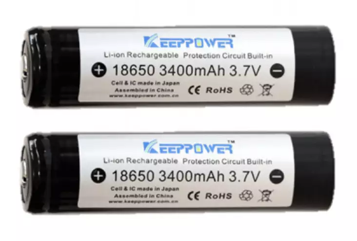 Ultracom Battery 18650 Sanyo 2pcs - Ultracom hundesporer - 6970906550234 - 1