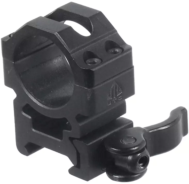 UTG 1" Picatinny Scope Rings QD Lever Lock - Perfekte montasjer - 4712274527294 - 1