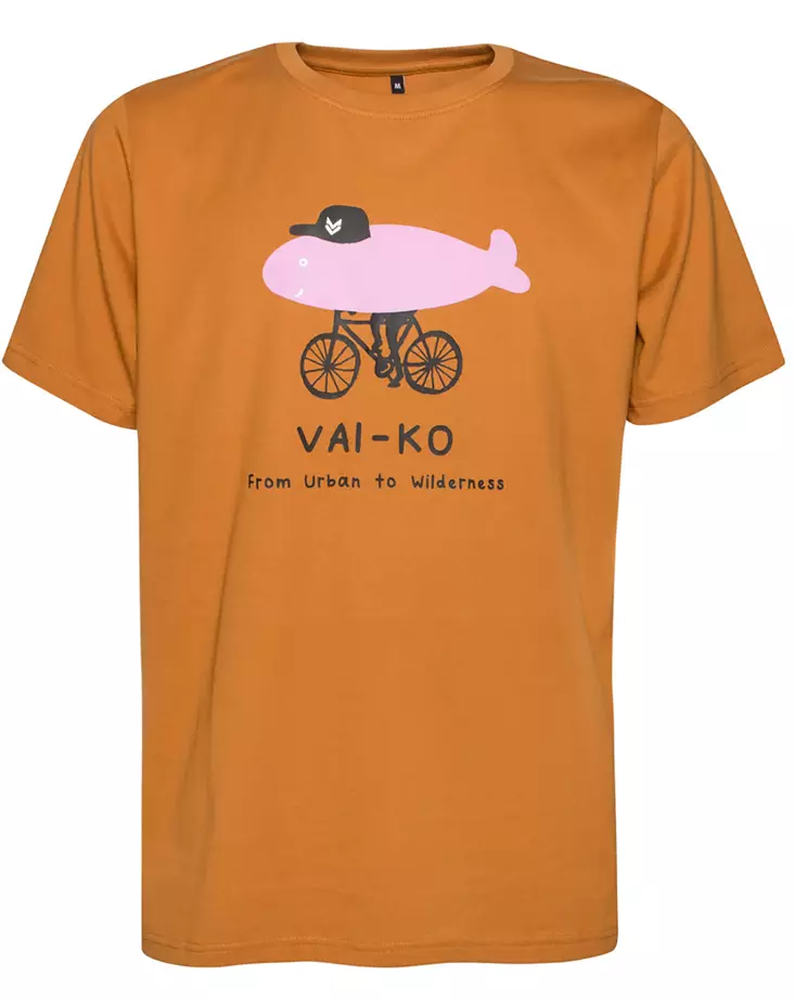 VAI-KO Fillarifisu T-Shirt Caramel Brown - T-skjorter herre - 6430072388494 - 1