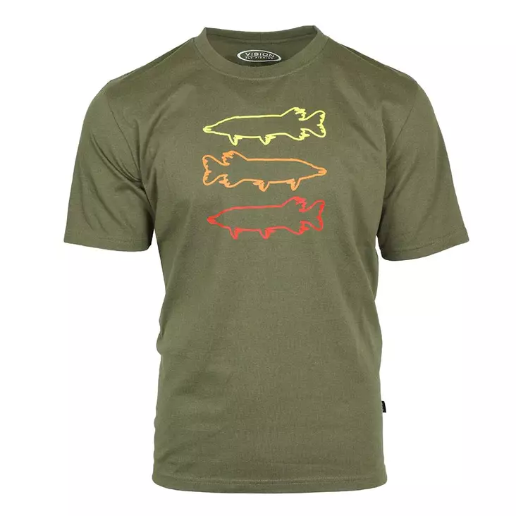 Vision Pike T-Shirt Olive - T-skjorter herre - 6417512850544 - 1