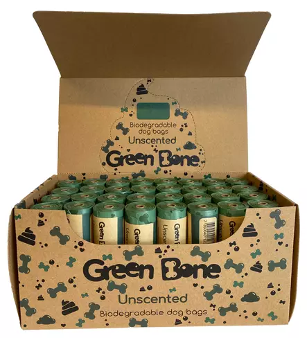 Green Bone Unscented, 1 roll - Andre hundeprodukter - 7350040123935 - 1