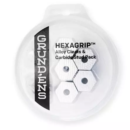 Grundens HEXAGRIP Cleat & Stud Puck Pack Silver - Dubber - 0840316311595 - 1