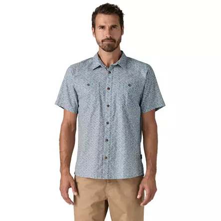 Patagonia Mens Back Step Shirt Still Blue - Skjorter - 196924987845 - 2