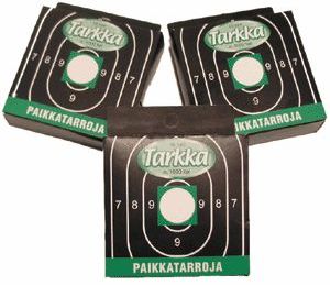 Tarkka Paikkatarra 35mm IPSC Neliö - Plastklistremerker - 6410362412405 - 1