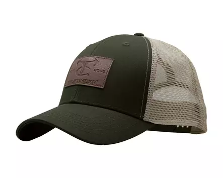 TrueTimber Leather Patch Cap Olive - Hodeplagg til jakt - 840194778855 - 1