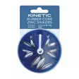 Kinetic Rubber Core Zinc Sinkers Assortment - Blyhagl & stylsøkker - 5707461302395 - 1