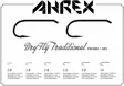 Ahrex FW501 Dry Fly Traditional Barbless - Hullingløs - 023534437555 - 3