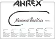 Ahrex NS105 Streamer Down-Eye Barbless - Hullingløs - 655043954485 - 2