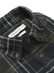 Chevalier Heron Flannel Shirt Men October Green Checked - Jegertrøyer - 808491167895 - 3