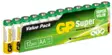 GP Super Alkaline AA 12kpl paristo - Batterier og powerbanker - 4891199217005 - 1