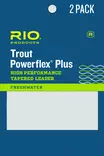 Rio Powerflex Plus 2 Pack 9' - Avsmalnende Nylon-fortommer - 730884544085 - 1