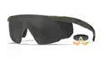 Wiley X Saber Advanced Grey & Clear & Light Rust OD Green - Skyteglass - 712316023535 - 1