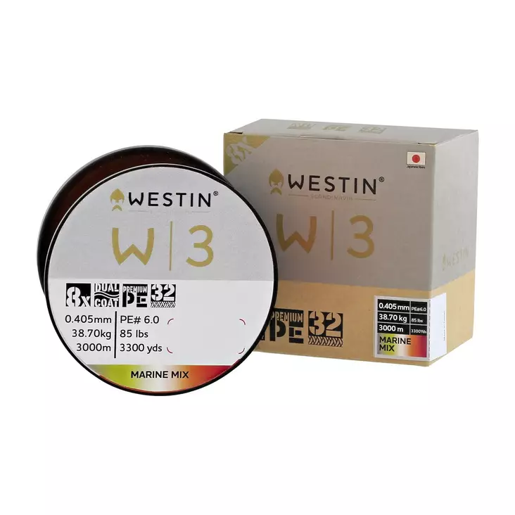 Westin W3 Oceanic Swirl 8-Braid 2200m - Flettesnøre for saltvann - 5707549518175 - 1