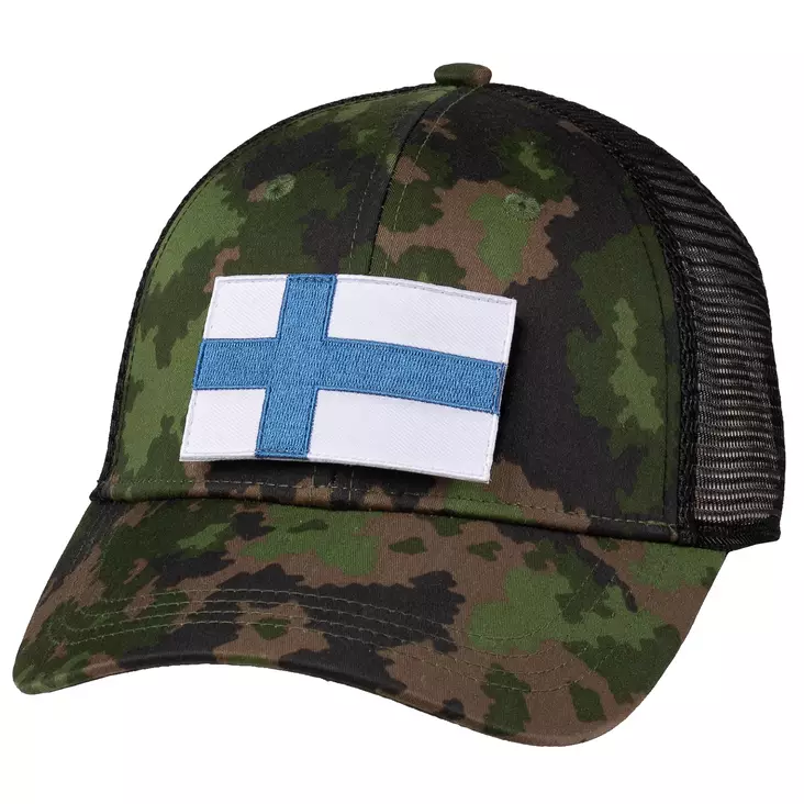 Salon Trucker Cap Camo M05 Velcro Finland - Jegerens hodeplagg - 6419647063875 - 1