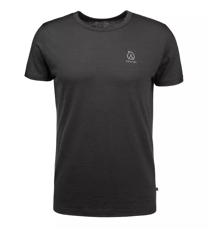 Anar Muorra M's Merino T-Shirt Black - Jegerens basis- og mellomlag - 6438014261195 - 1