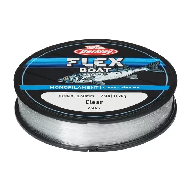 Berkley Flex Boat 0,35mm Clear - Monofilsnøre - 028632986585 - 1