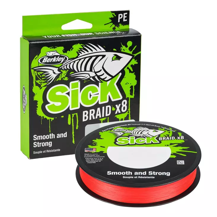 Berkley Sick Braid Red - Flätlinor - 028632982495 - 1