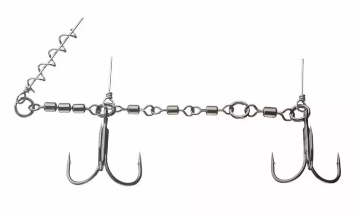 Daiwa Prorex Screw-in Swiwel Assist Stinger - Grunt rigg oc tilbehør - 4066466060435 - 1