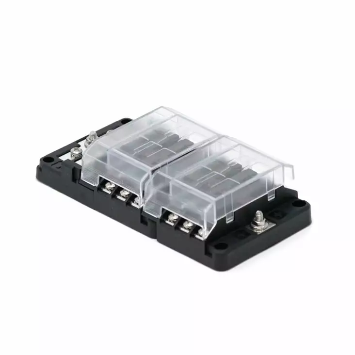 EGIS fuse box 12x ATC with grounding terminal - Batterier og elektrisk tilbehør - 850035199725 - 1