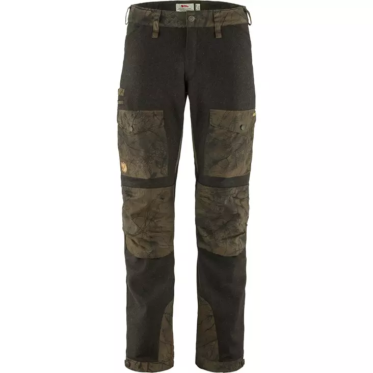 Fjällräven Värmland Wool Trousers Dark Olive Camo - Herrebukser for jakt - 7323450639235 - 1