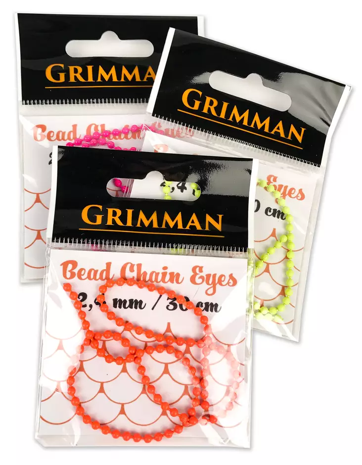 Grimman Bead Chain Eyes 2,4mm Painted - Tyngeøyne - 11808015 - 1