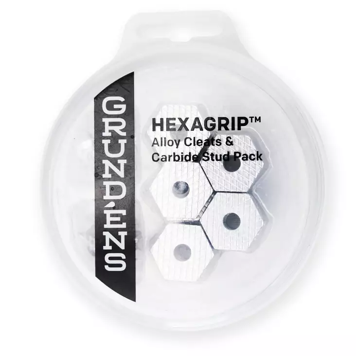 Grundens HEXAGRIP Cleat & Stud Puck Pack Silver - Dubber - 0840316311595 - 1