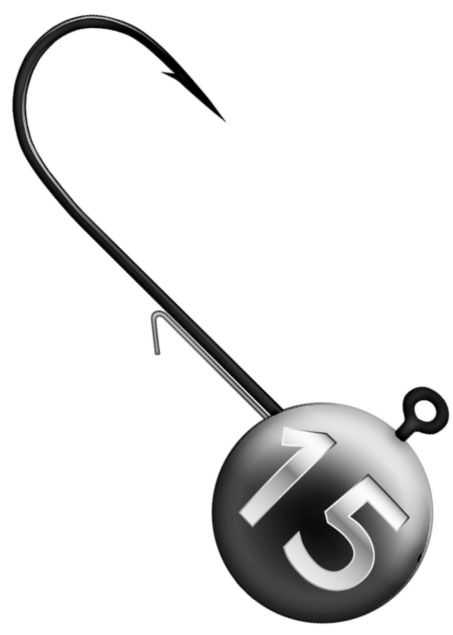 K.P Round Jig Head 15g - Jiggskaller - 6438239079445 - 1