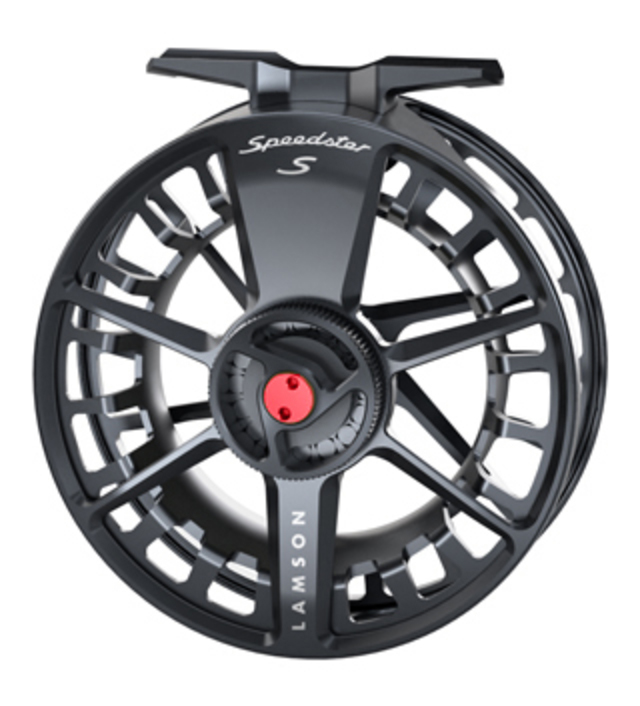 Lamson Speedster S-Series HD Dark Smoke - Waterworks Lamson fluesneller - 708332009455 - 1
