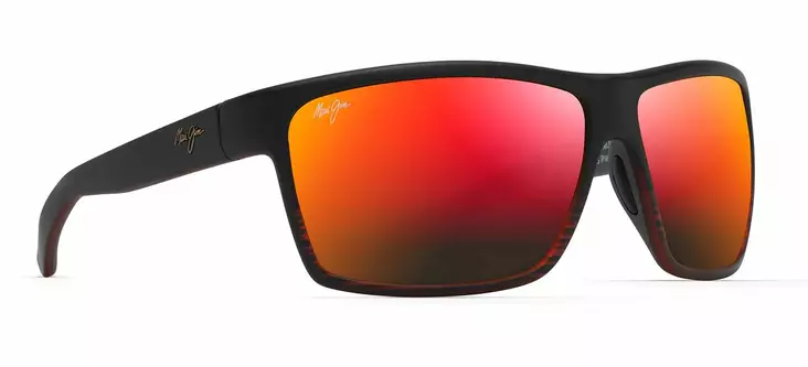Maui Jim Alenuihaha - Brugundy Stripe with Hawaii Lava Lens - Glasslinser - 603429067335 - 1