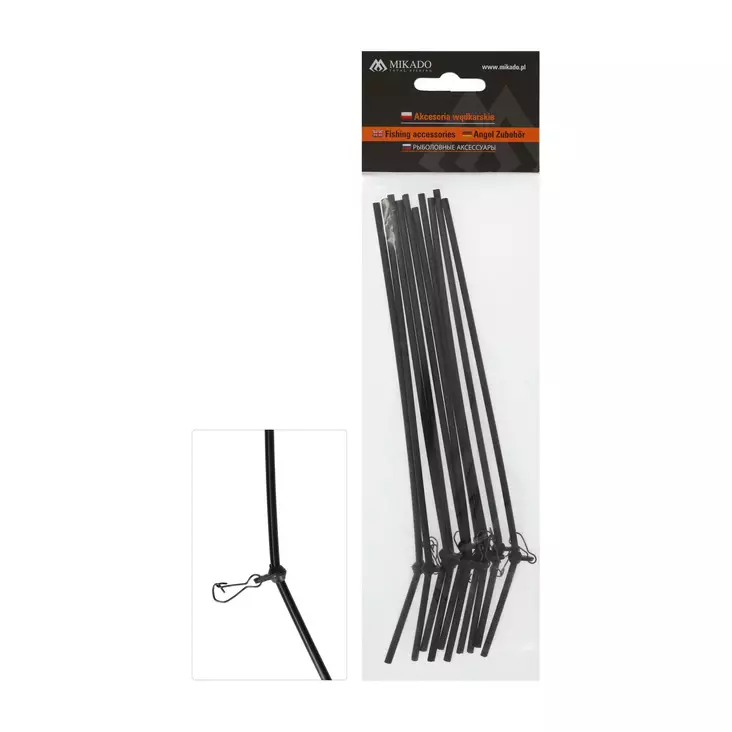 Mikado Anti-Tangle Tube with Snap 30 pcs - Feederkoblinger, perler & stoppere - 5900637108665 - 1