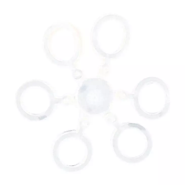 Mikado Method Feeder Bait Bands on Ring Transparent 4mm - Feederkoblinger, perler & stoppere - 5900637612735 - 1