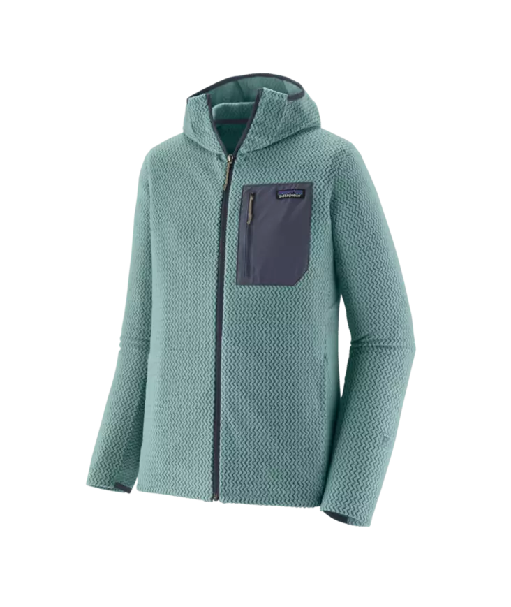 Patagonia Ms R1 Air Full-Zip Hoody Blue Sage - Fleecegensere - 198077745105 - 1