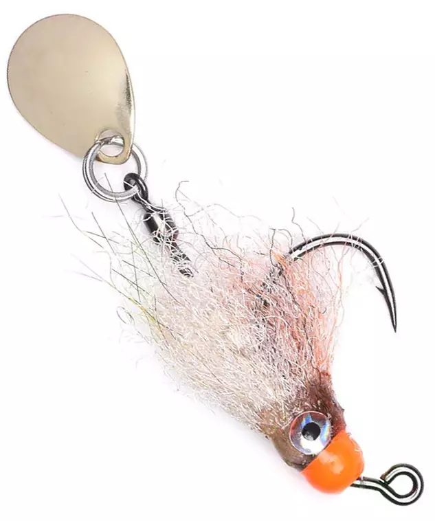 Perch - Ahven Clouser 1 Silver #4 - Streamere og igler - 8859202539175 - 1