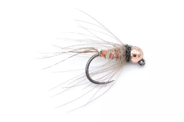 Red Rib killer with Copper Bead - Våte fluer - 06429810537515 - 1