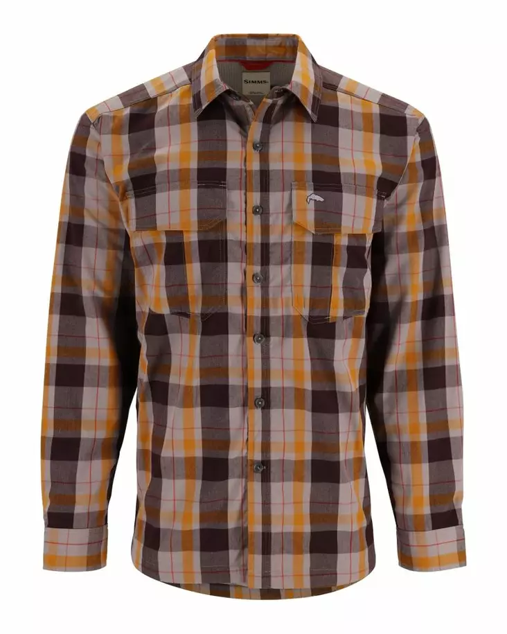 Simms ColdWeather Shirt Dolomite Logan Plaid - Skjorter - 694264654415 - 2