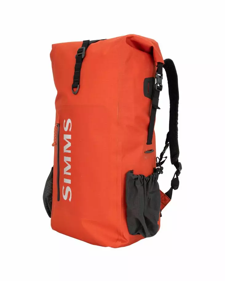 Simms Dry Creek Rolltop Backpack Simms Orange - Ryggsekker - 694264569115 - 1