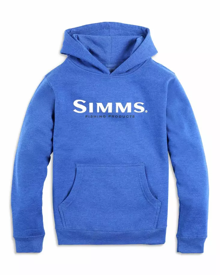 Simms Kid's Simms Logo Hoody Royal - Hettegensere - 694264584095 - 1