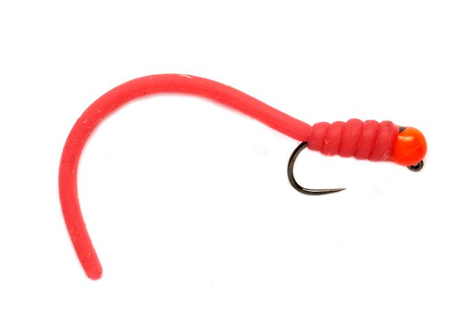 Squirminator Hot Head San Juan Red Barbless - Streamere og igler - 5054302049965 - 1