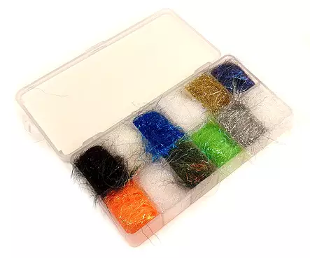 Hareline Ripple Ice Dub Dispenser - Dubbing sortimentssett - 762820195716 - 2