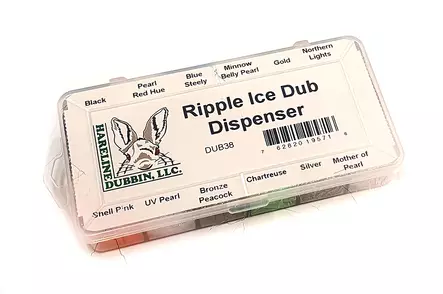 Hareline Ripple Ice Dub Dispenser - Dubbing sortimentssett - 762820195716 - 1