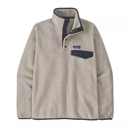 Patagonia Mens LW Synch Snap-T Pullover Oatmeal Heather - Mellomjakker - 198077124306 - 1