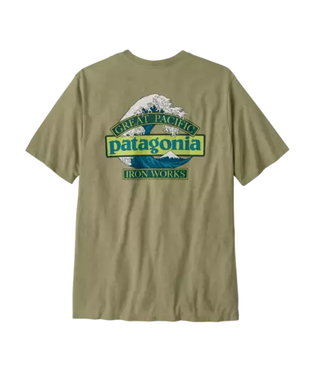Patagonia M´s Great Waves Responsibili Tee Gumtree Green - T-skjorter herre - 198077740896 - 1